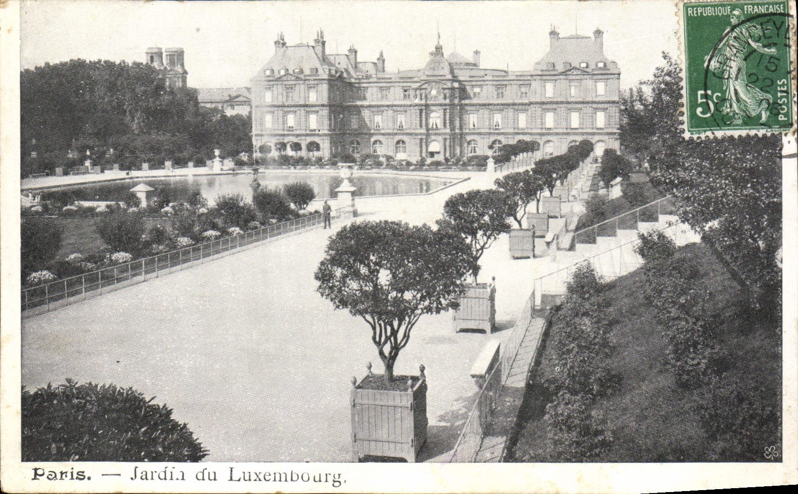 CPA Paris Jardin Du Luxembourg