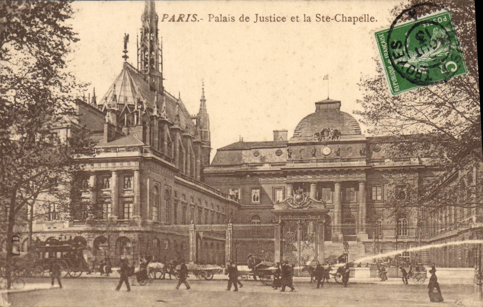 CPA Paris Palais De Justice Et La Ste Chapelle