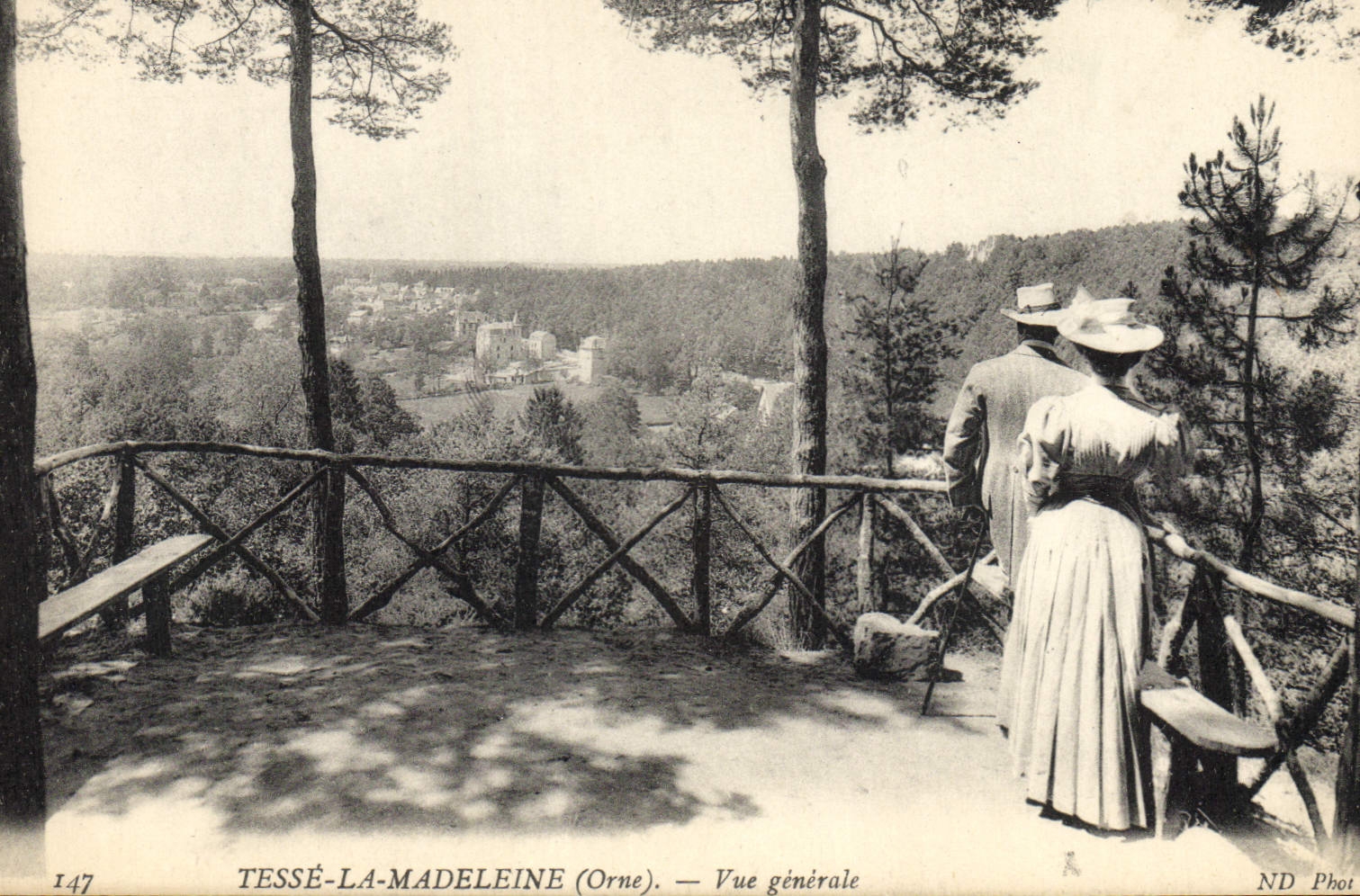 CPA Tesse La Madeleine Vue Generale