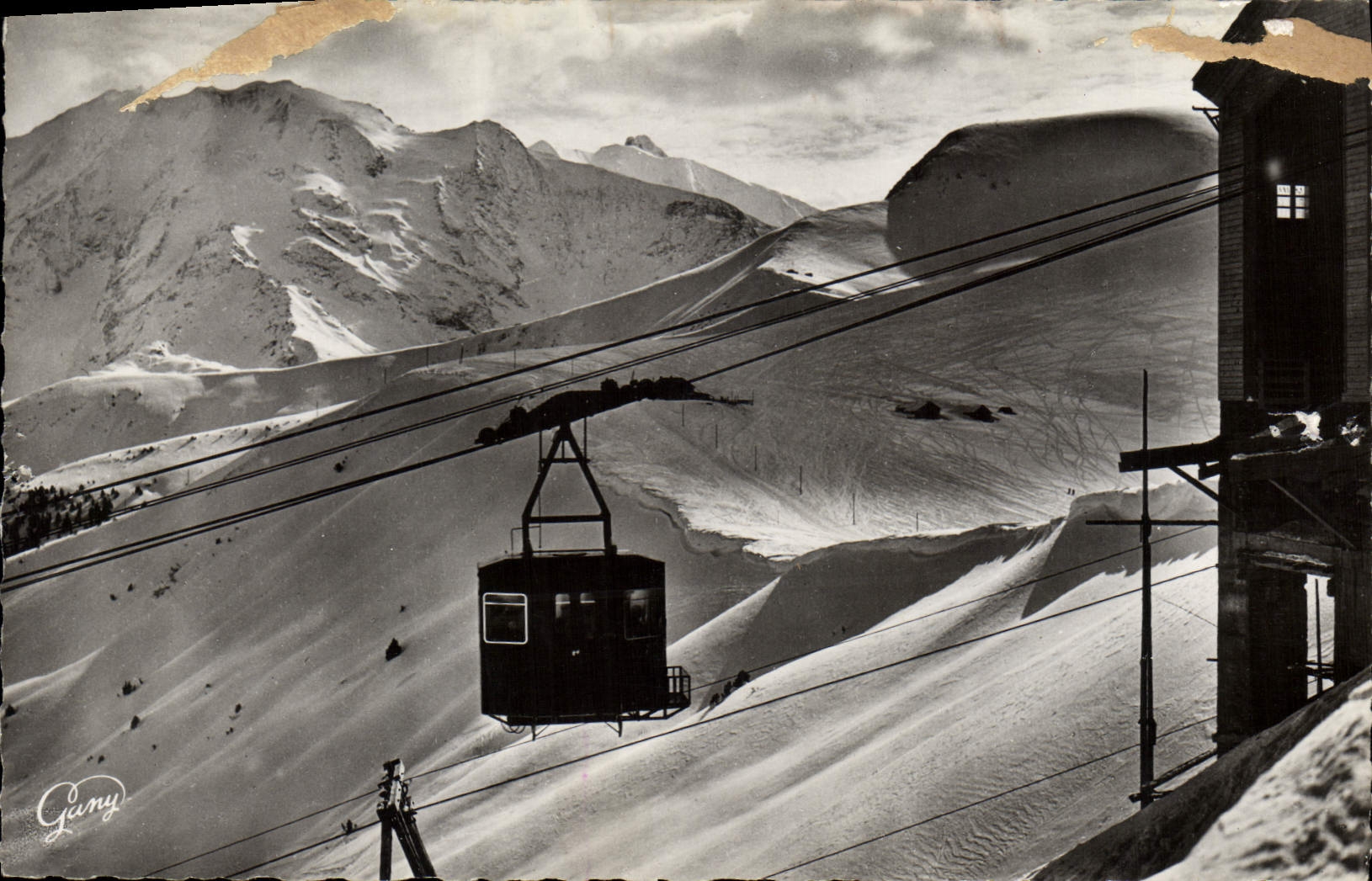 CPM St Gervais Les bains Mont D'Arbois Teleferique de Saint Gervais et la chaine du Mont Blanc