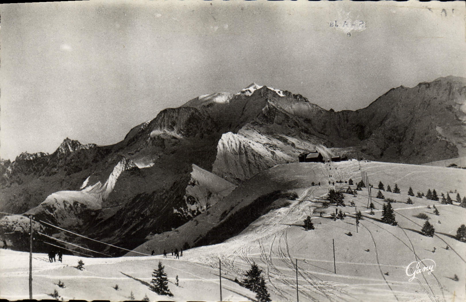 CPM St Gervais Les Bains Le Mont Blanc vu du Mont d'Arbois