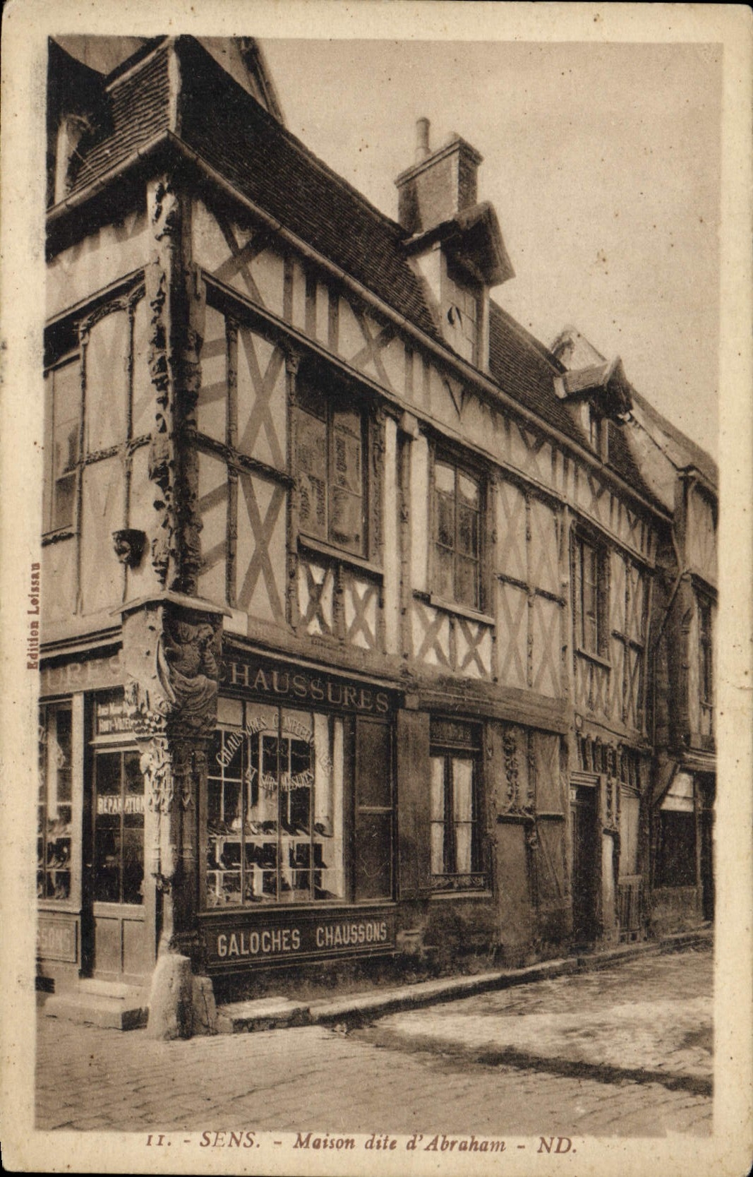 CPA Sens Maison Dite D'Abraham