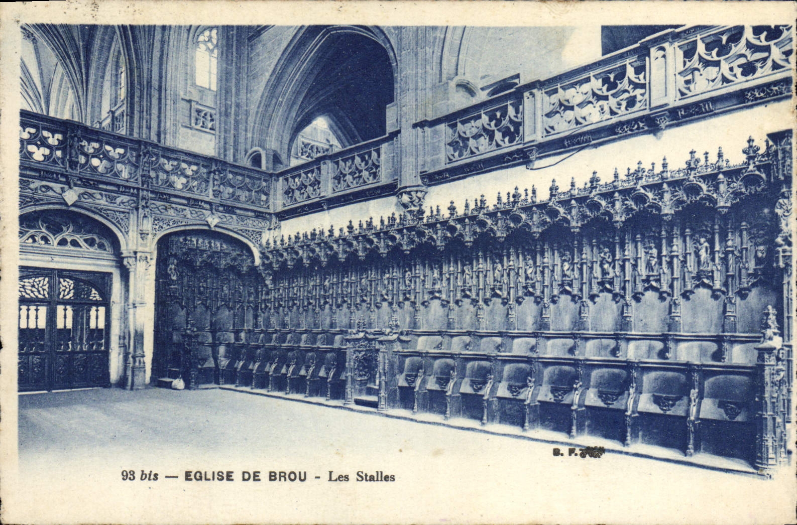 CPA Eglise De Brou Les Stalles