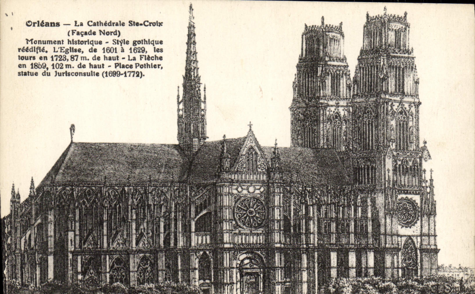 CPA Orleans La Cathedrale Ste Croix