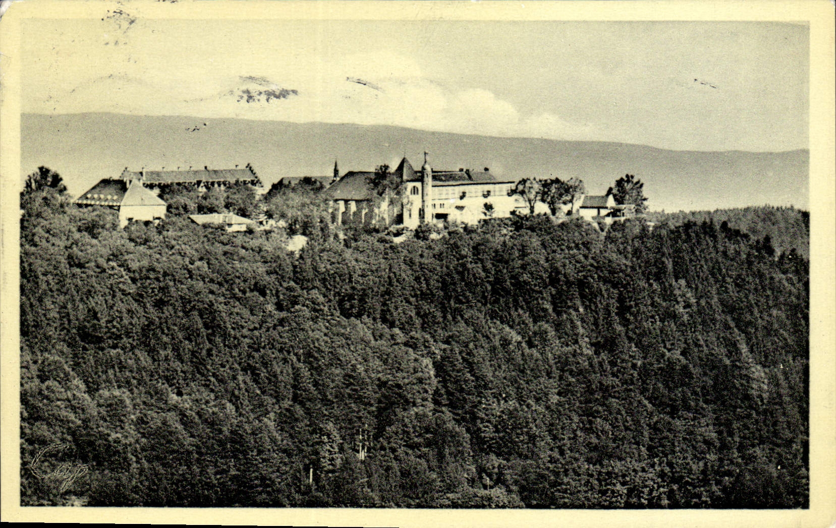 VINTAGE POSTCARD Mount co. Odile Overall picture Of the Convent
