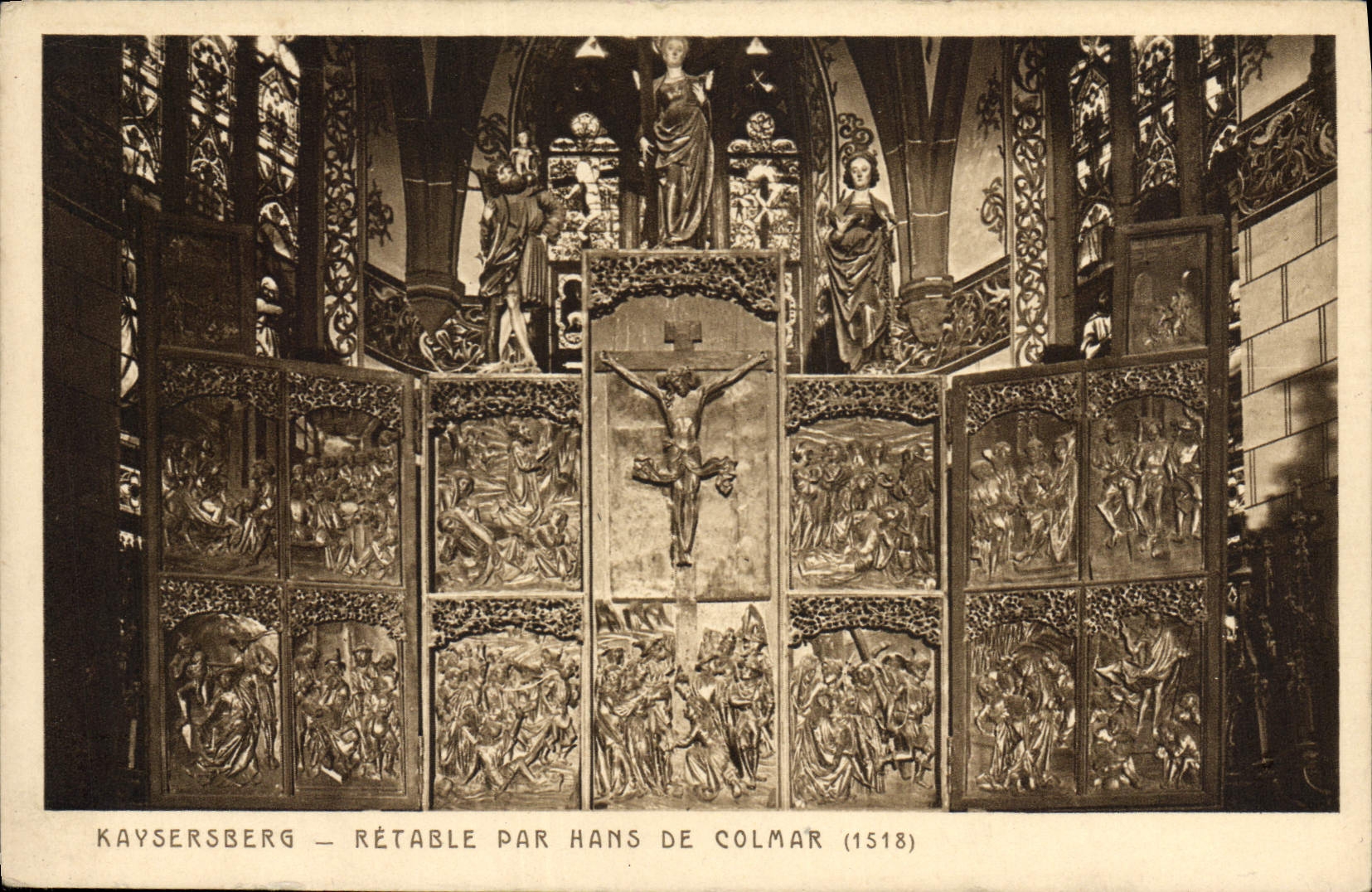 CPA Kaysersberg Retable Par Hans De Colmar