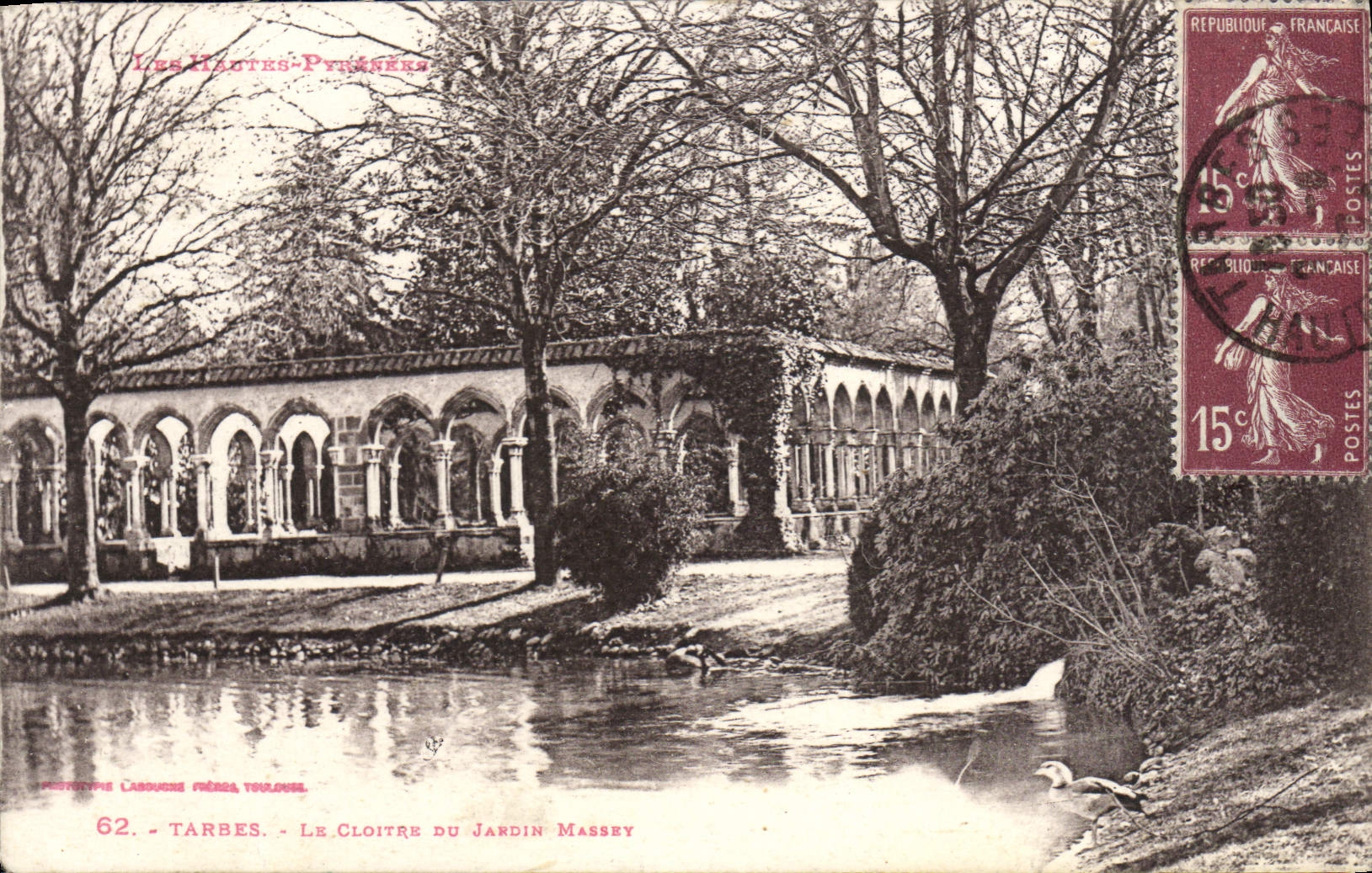 CPA Tarbes Le Cloitre Du Jardin Massey