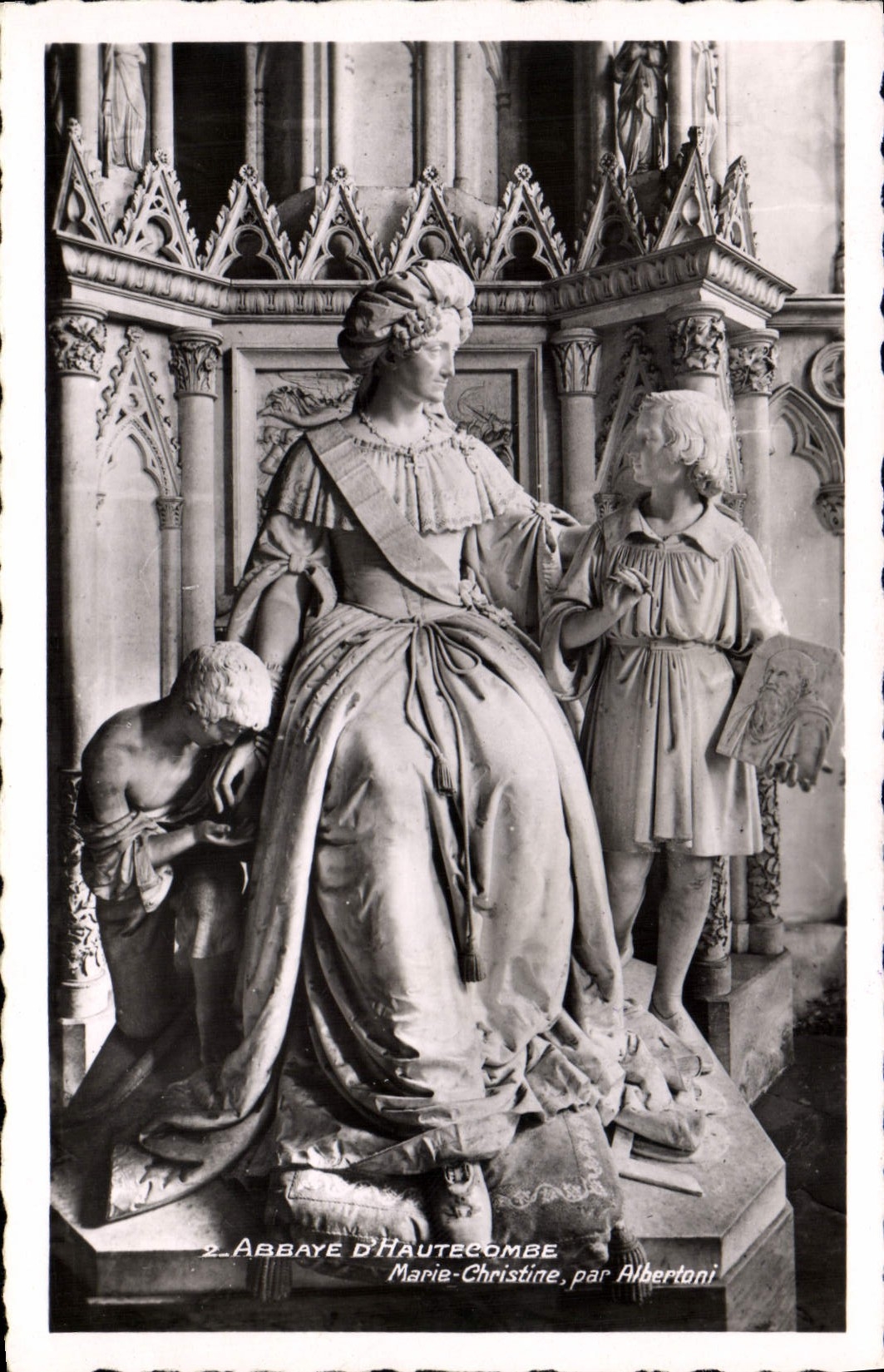 CPM Abbaye D'Hautecombe Marie Christine Par Albertoni
