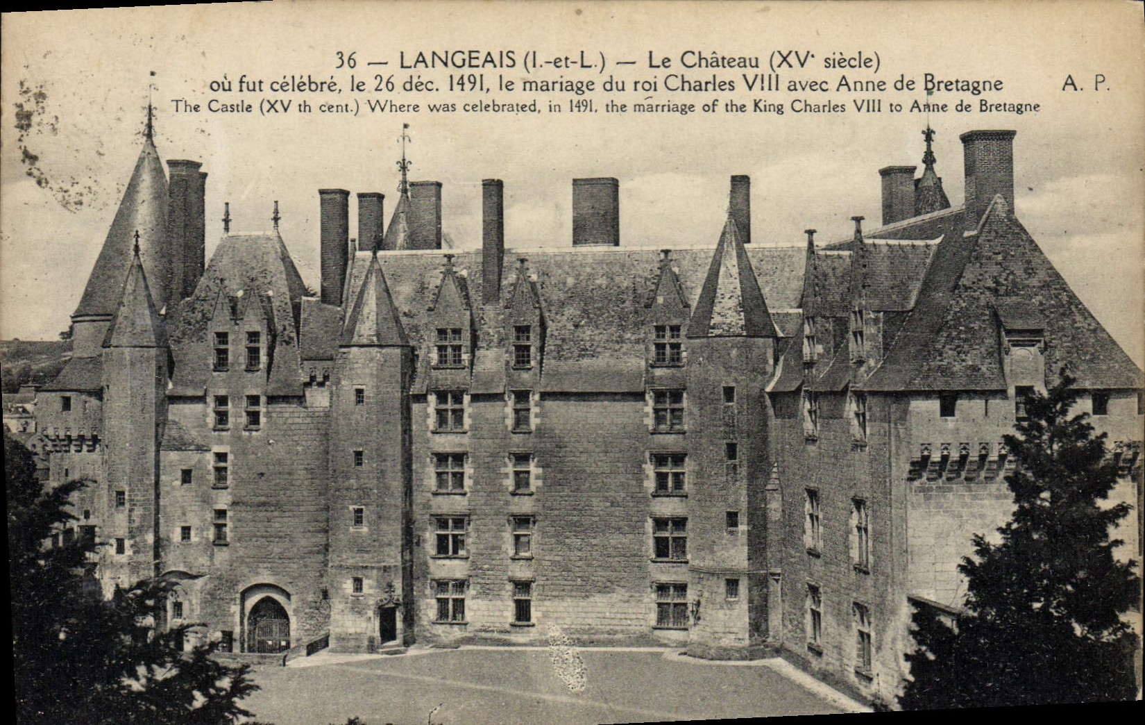 CPA Langeais Le Chateau