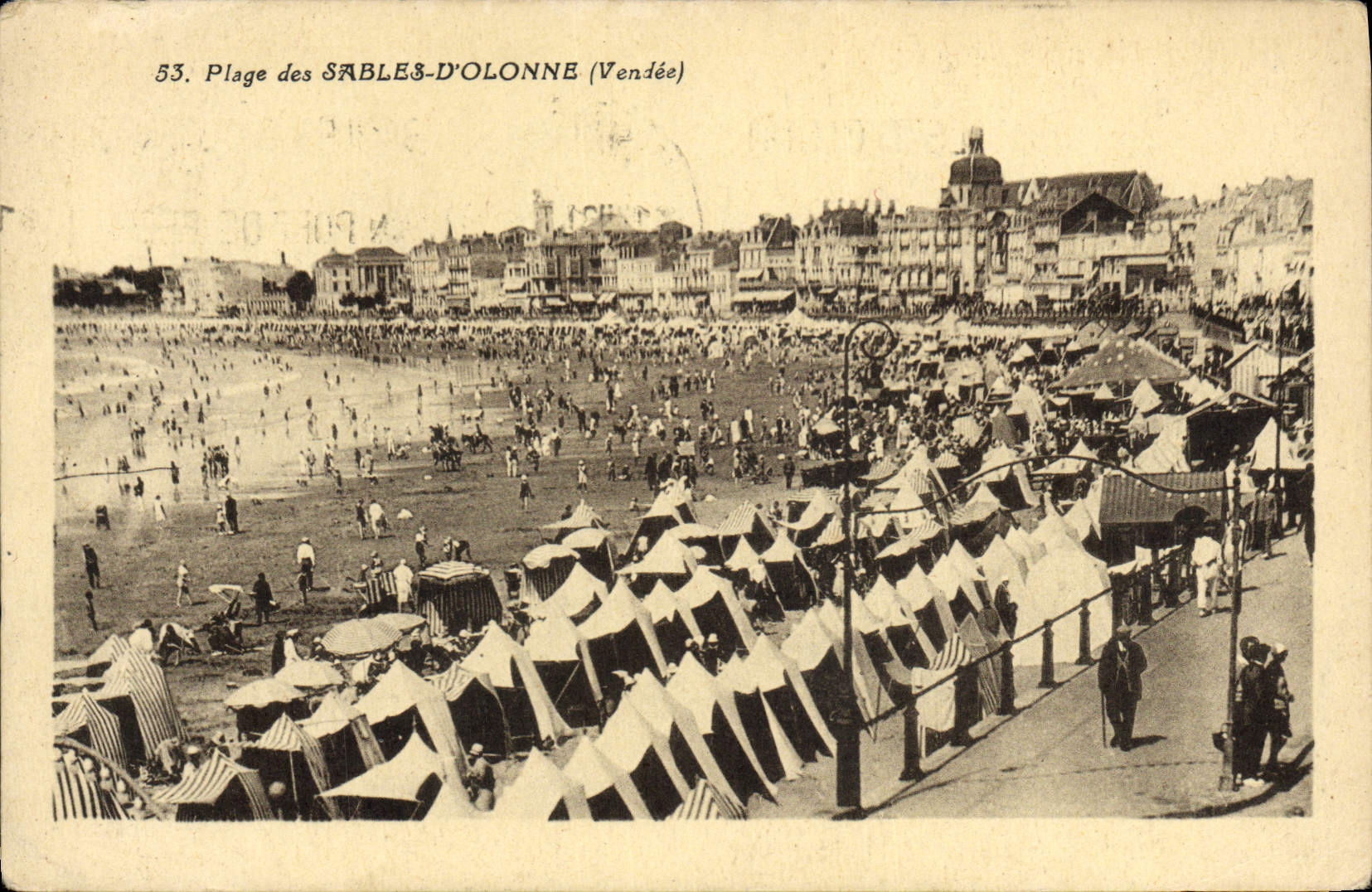 CPA Plage Des Sables D'Olonne