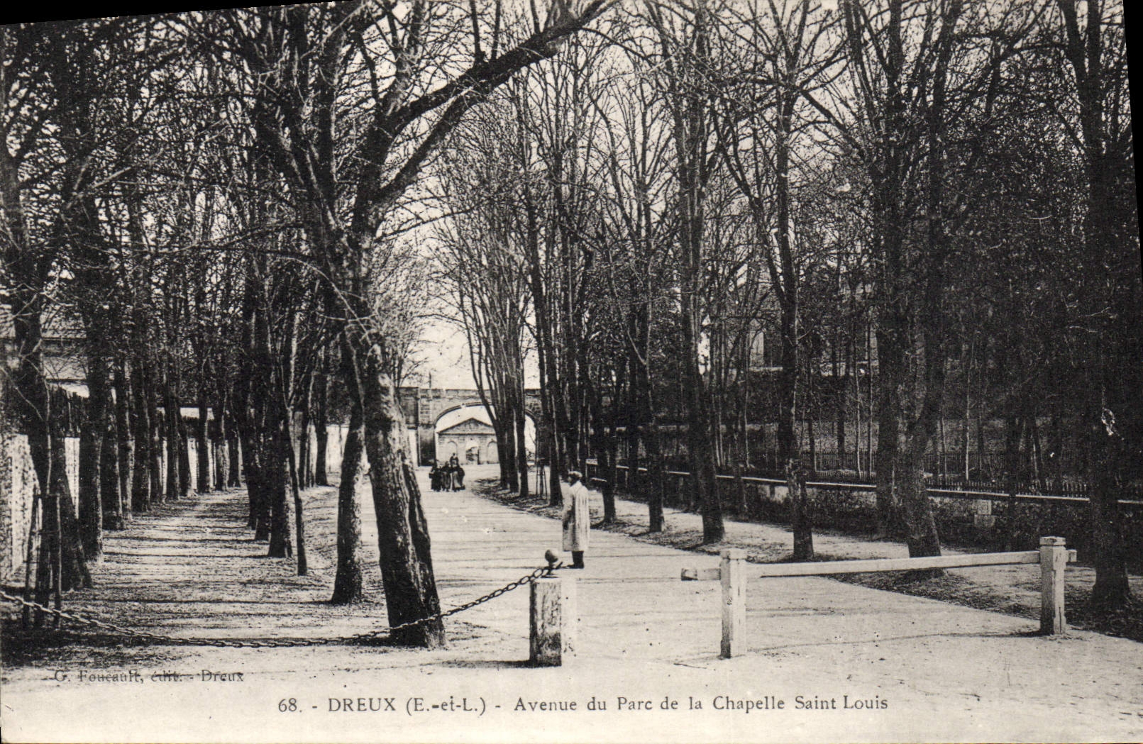 CPA Dreux Avenue Du Parc De La Chapelle Saint Louis