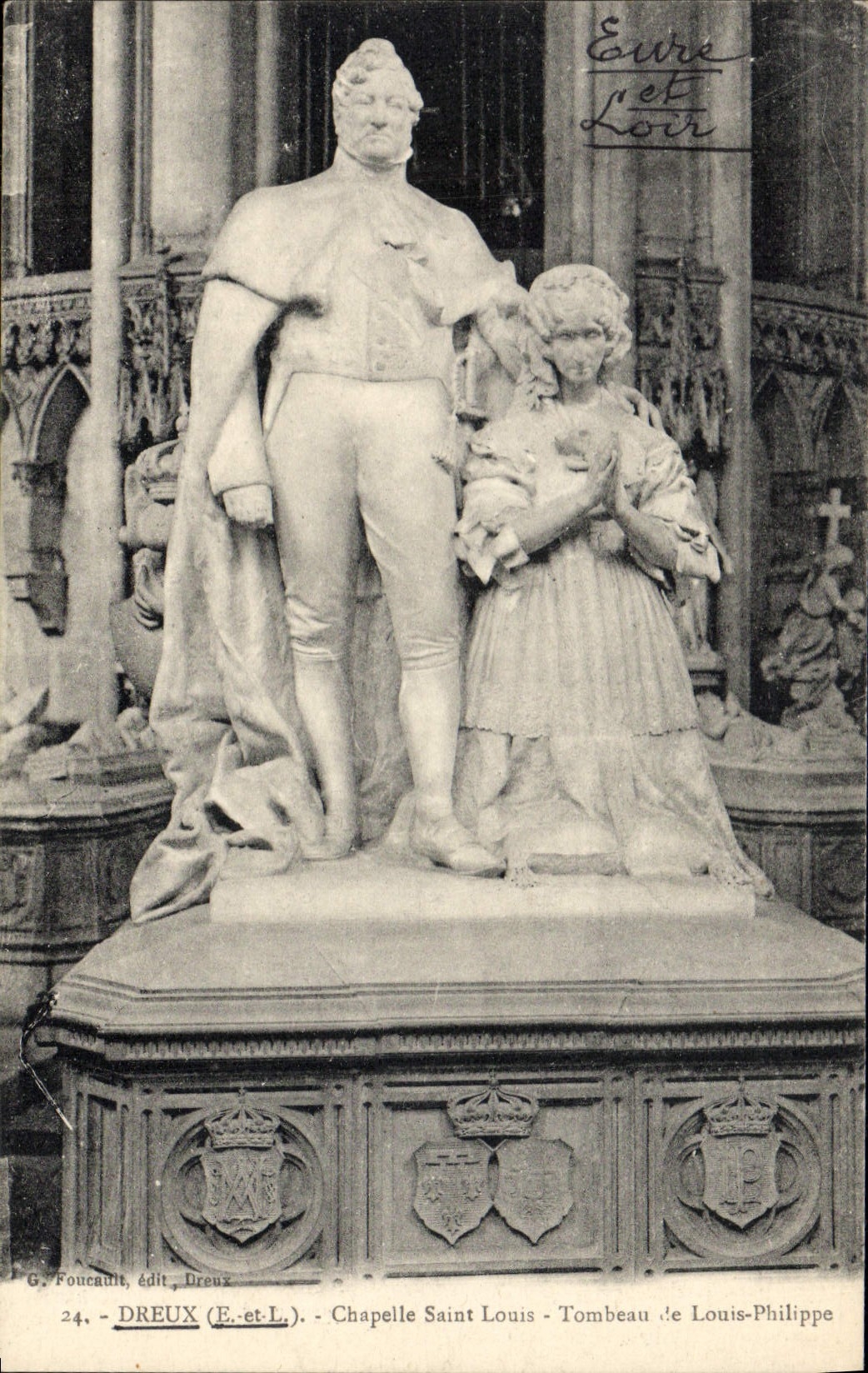 CPA Dreux Chapelle Saint Louis Tombeau de Louis Philippe