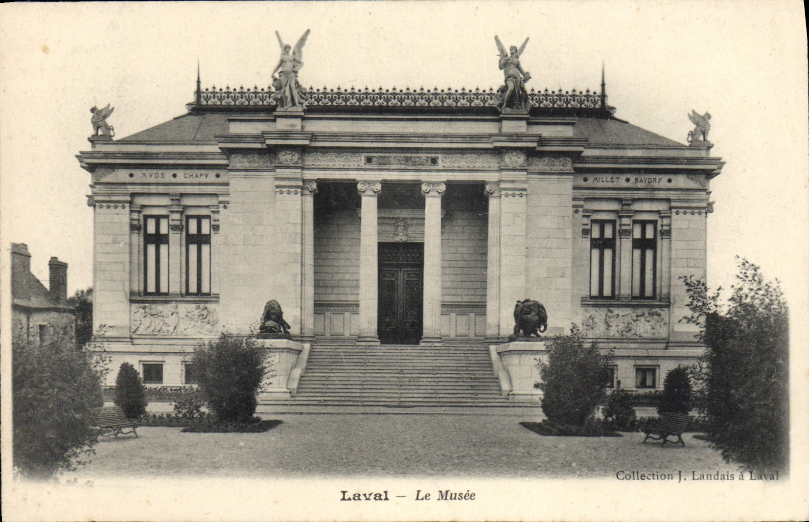 VINTAGE POSTCARD Laval the Museum