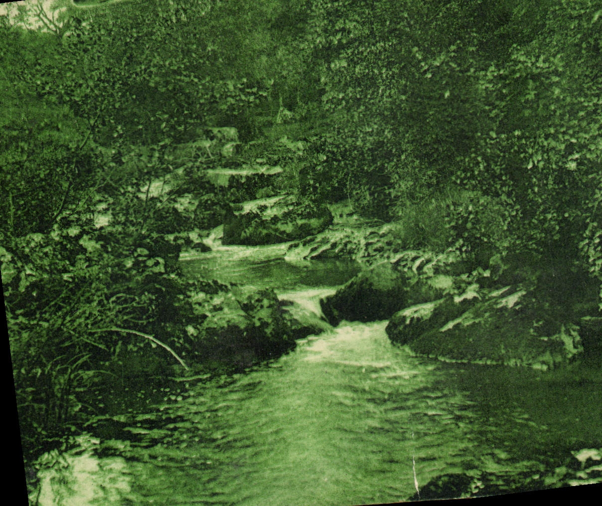 VINTAGE POSTCARD St Maixent the Torrent Of the Well