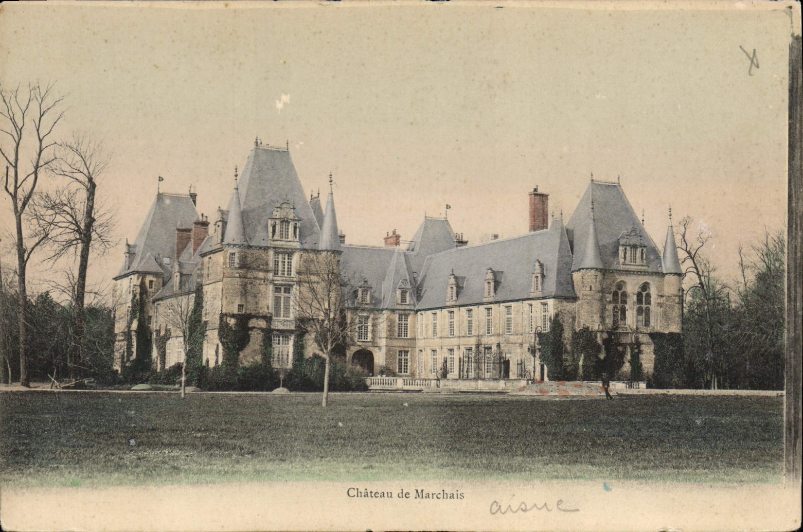 CPA Chateau De Marchais