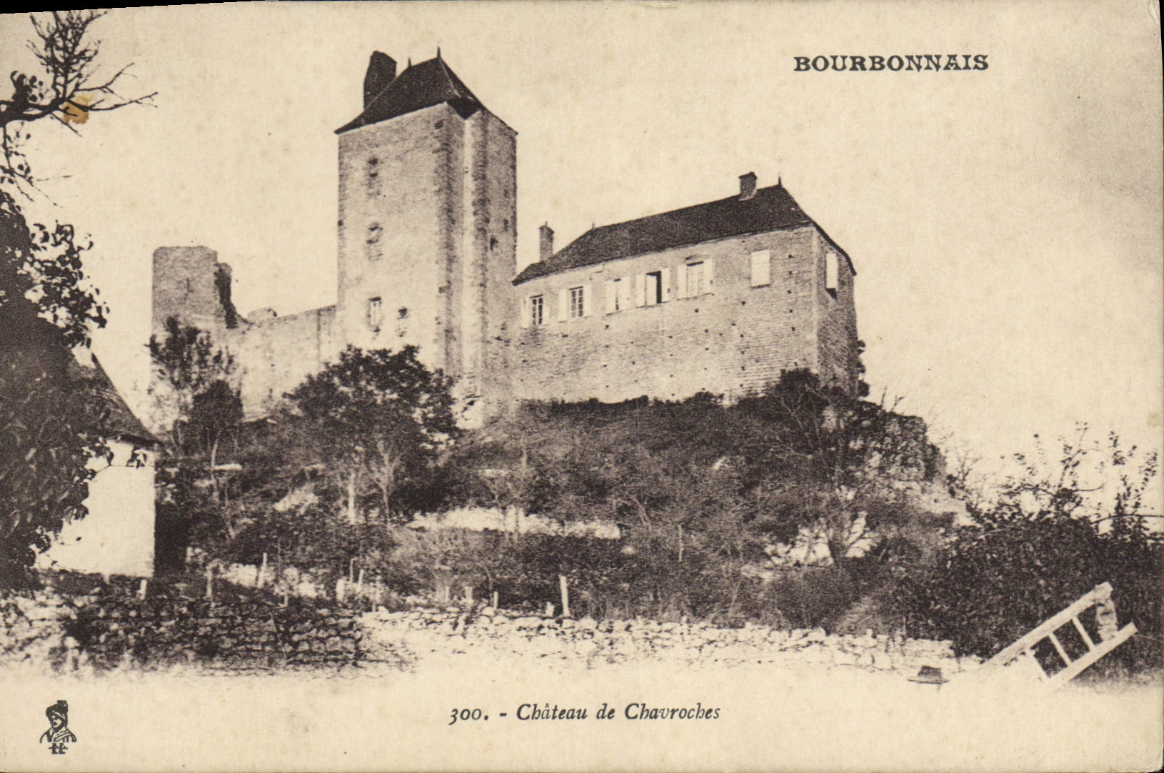 CPA Bourbonnais Chateau De Chavroches