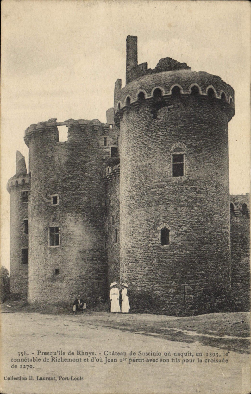 CPA Presquile De Rhuys Chateau De Suscinio