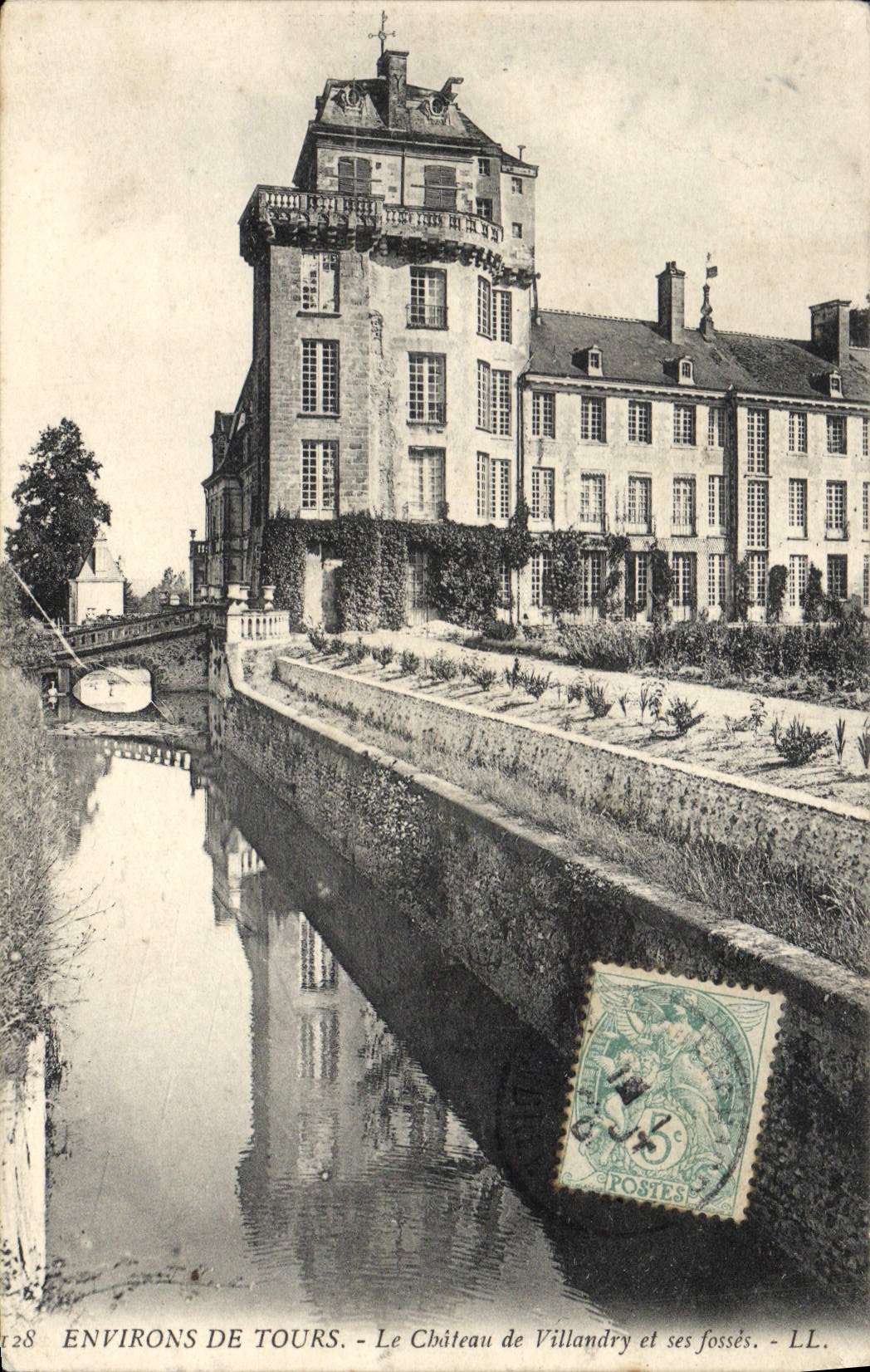 CPA Environs De Tours Le Chateau De Villandry Et Ses Fosses