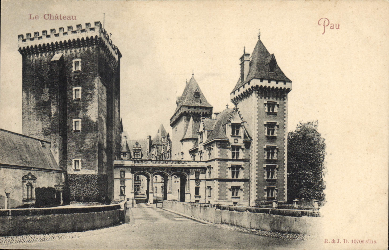 POSTAL Pau de la VENDIMIA el castillo