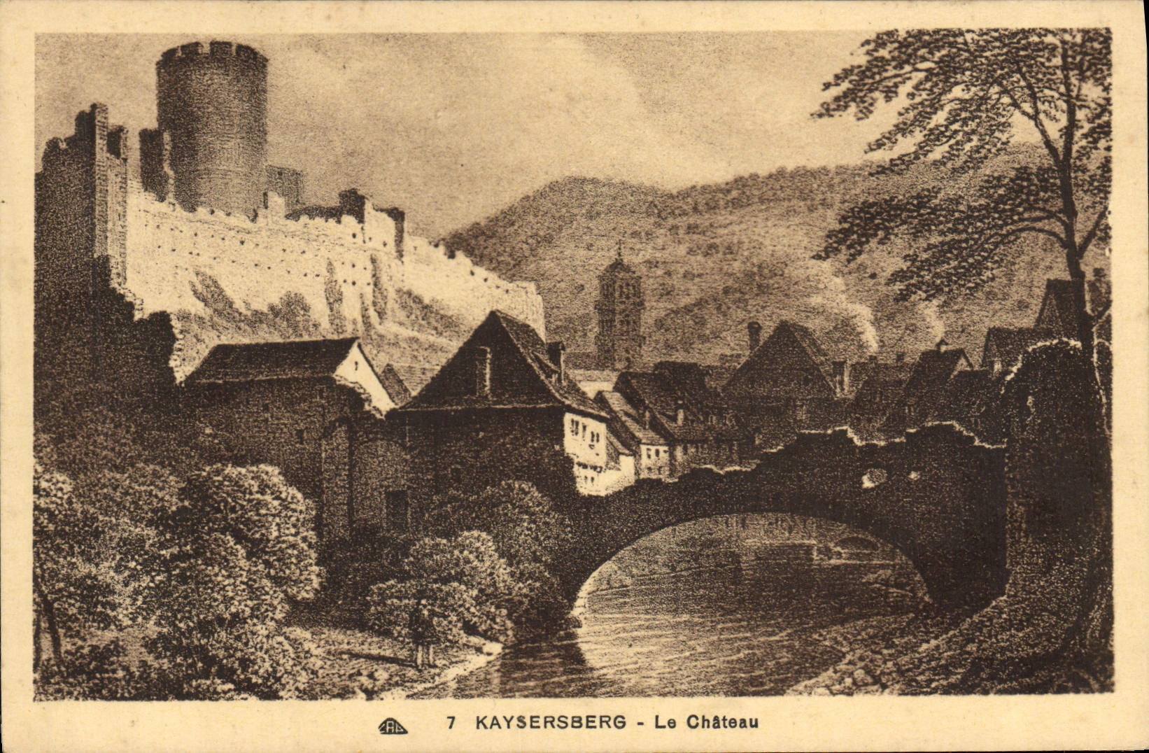 CPA Kaysersberg Le Chateau