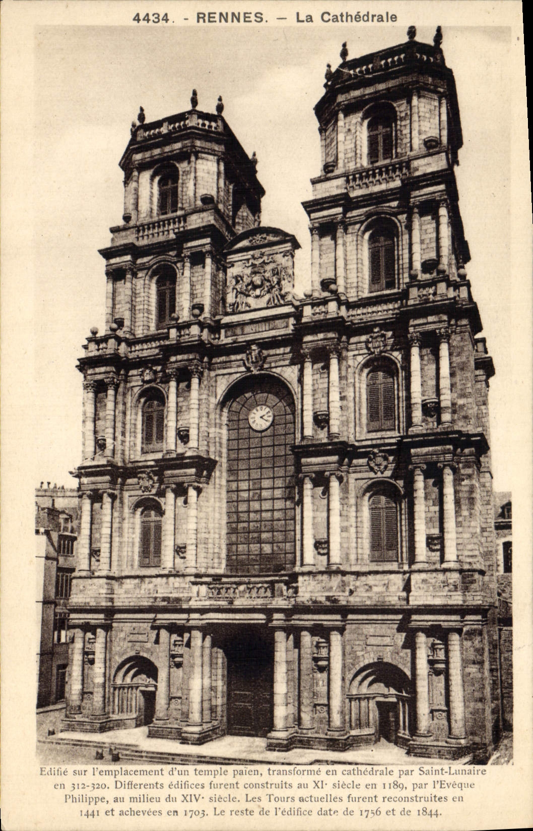 CPA Rennes La Cathedrale