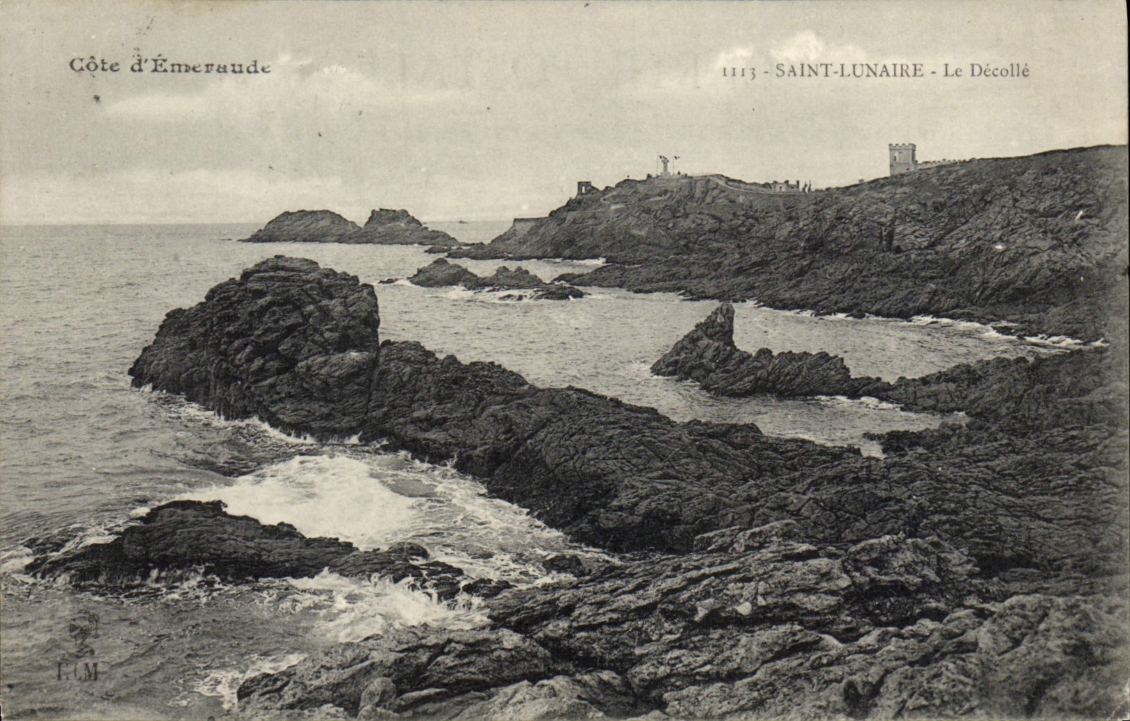 VINTAGE POSTCARD Lunar Saint Separates It