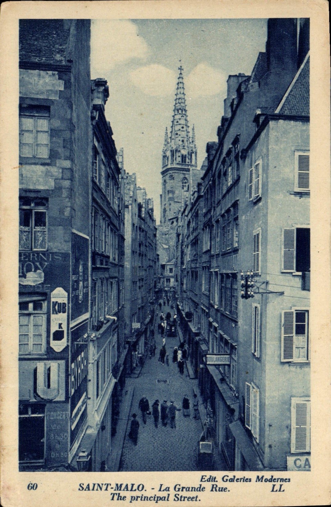 CPA Saint Malo La Grande Rue