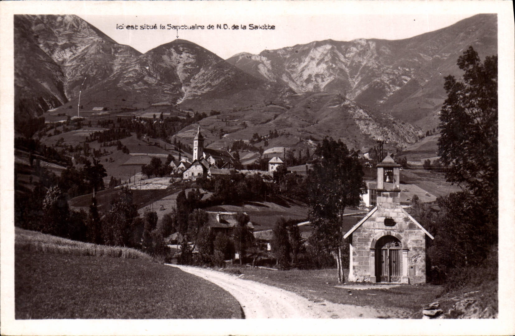VINTAGE POSTCARD the Village Of Notre Dame Of Salette