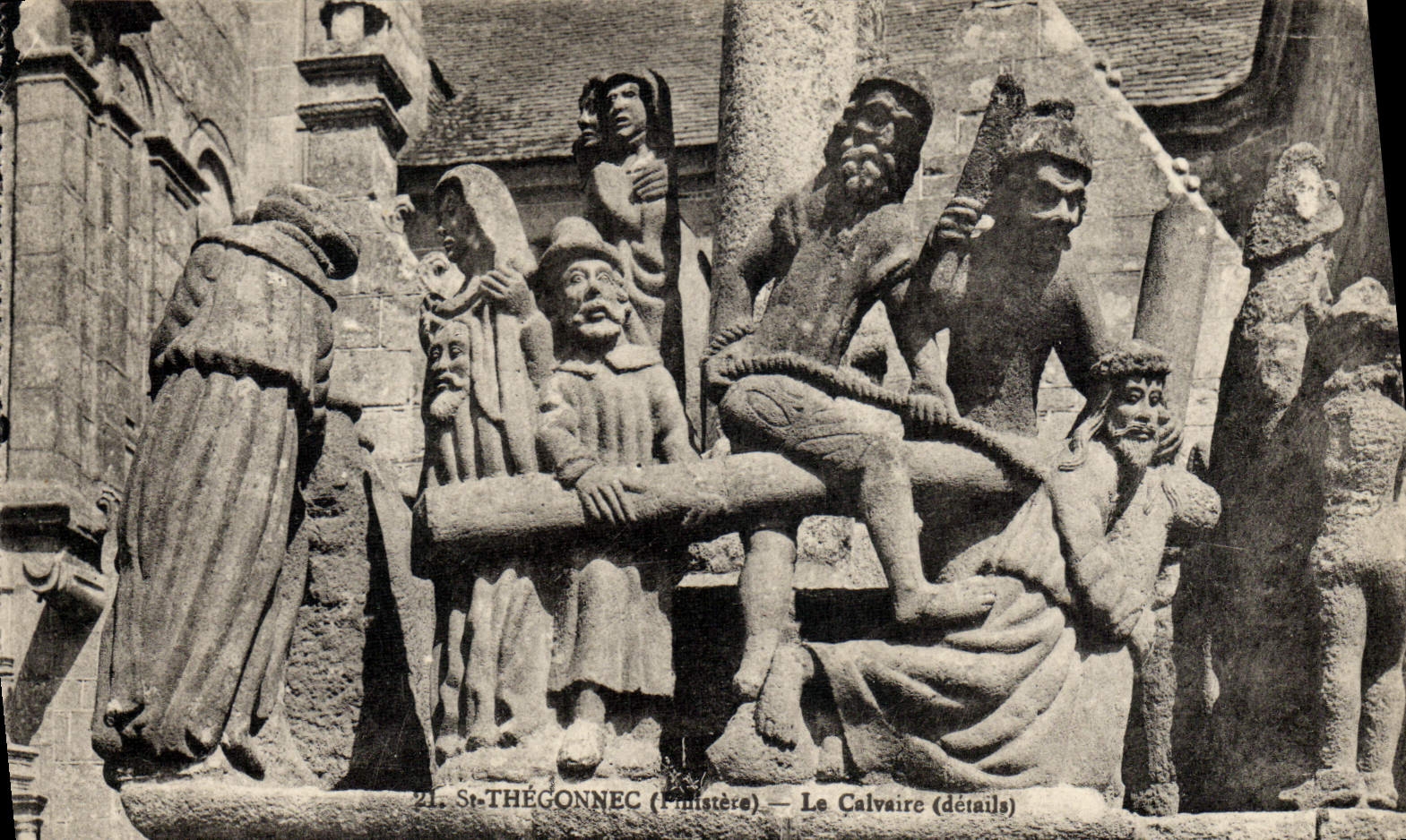 CPA Saint Thegonnec Le Calvaire