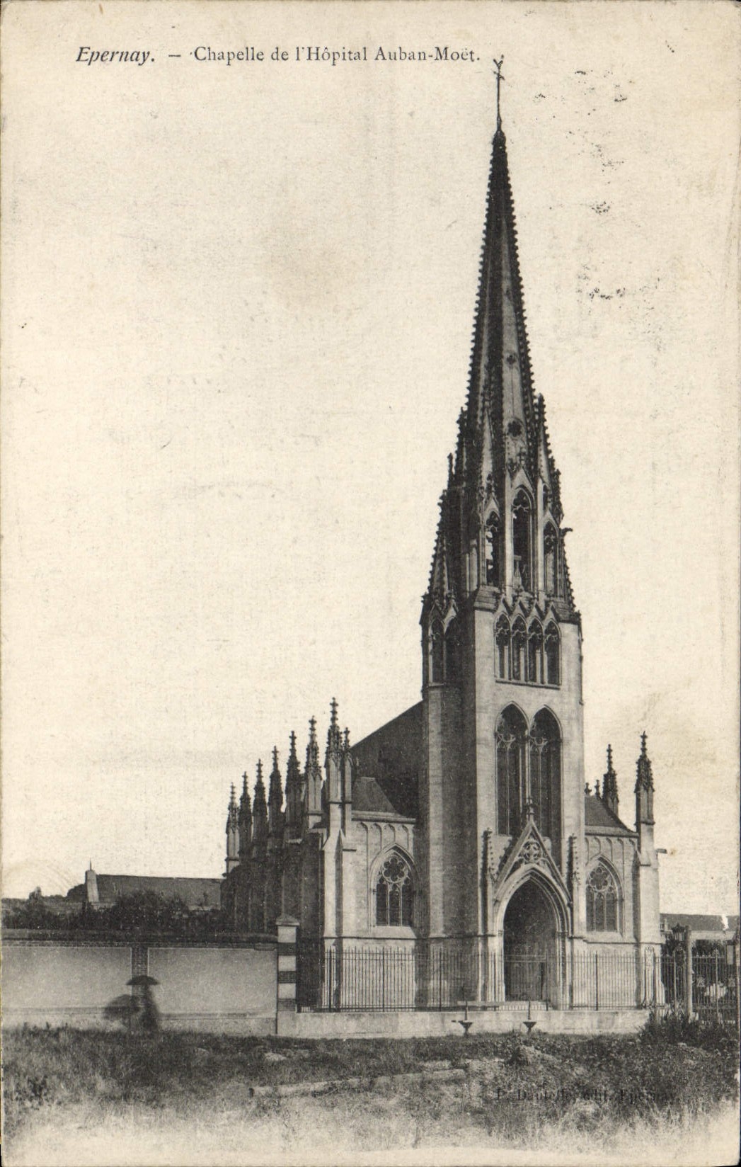 CPA Epernay Chapelle de L'Hopital Auban Moet