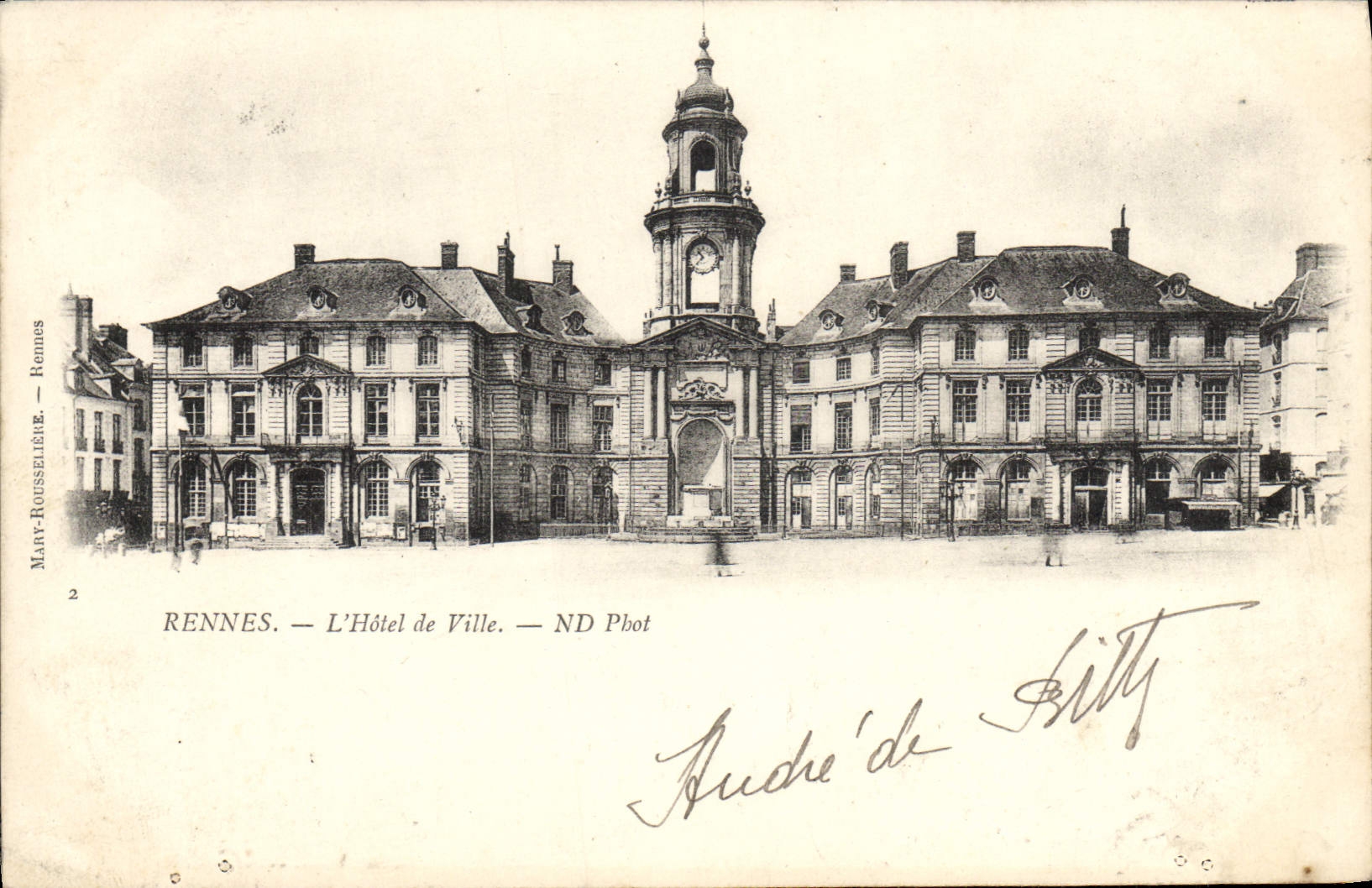 CPA Rennes L'Hotel de Ville