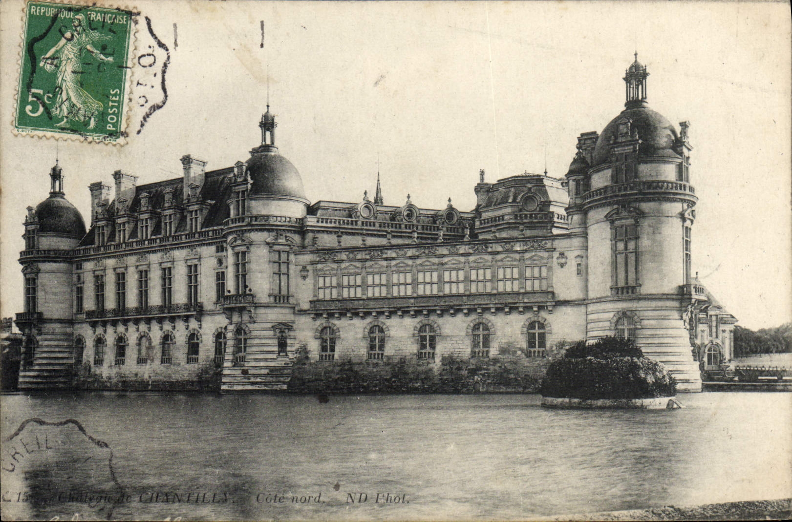 CPA Chateau de Chantilly Cote Nord