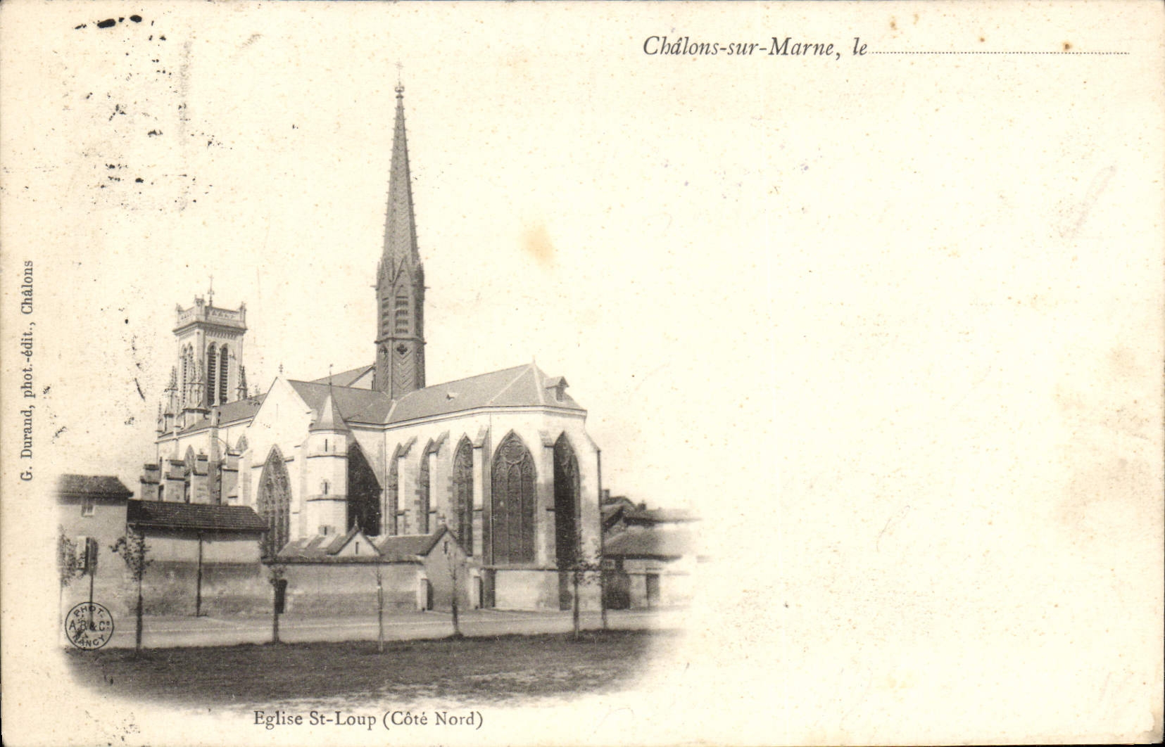 VINTAGE POSTCARD Church St Wolf Trawl-nets on Wolf