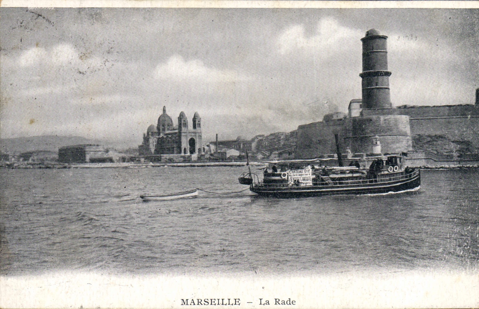 CPA Marseille La Rade Bateau
