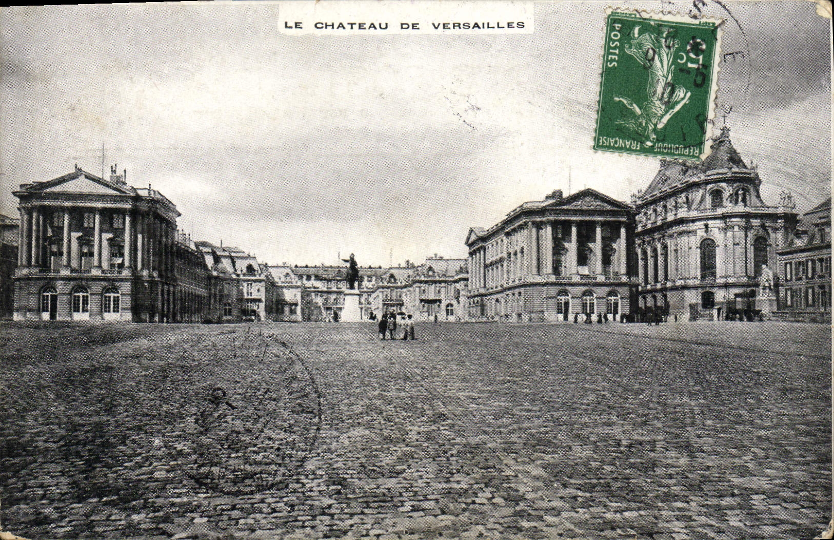 POSTAL de la VENDIMIA el castillo de Versalles