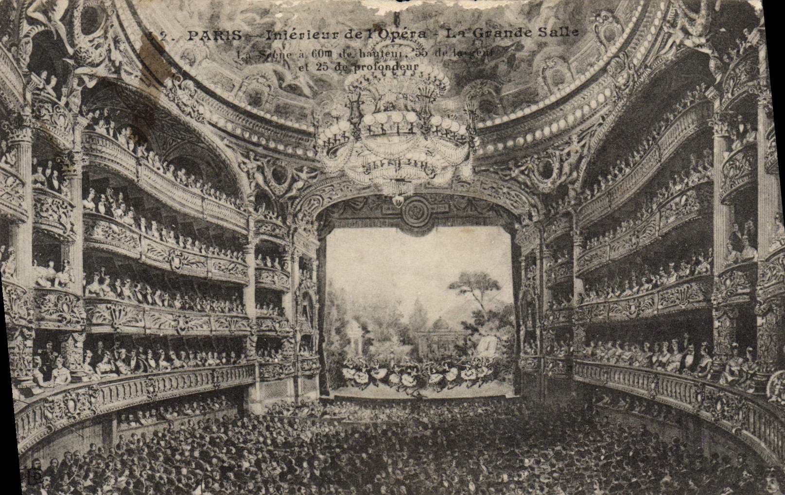 CPA Paris Interieur de l'Opera La grande salle