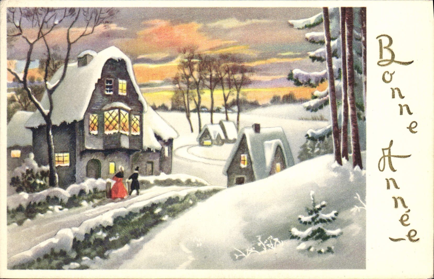 CPA Fantaisie Bonne Annee