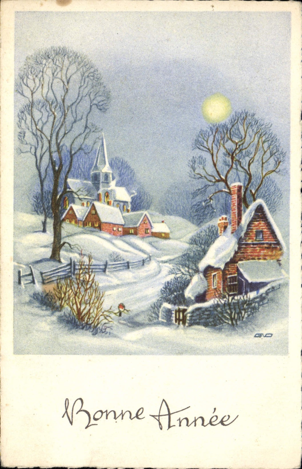 CPA Fantaisie Bonne Annee