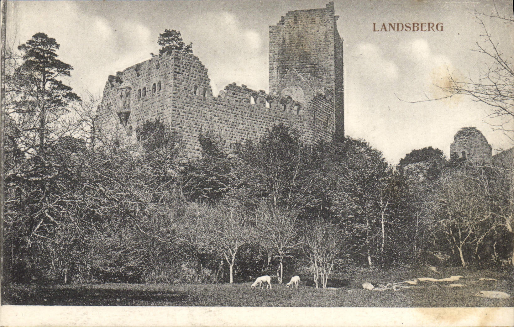 VINTAGE POSTCARD Landsberg