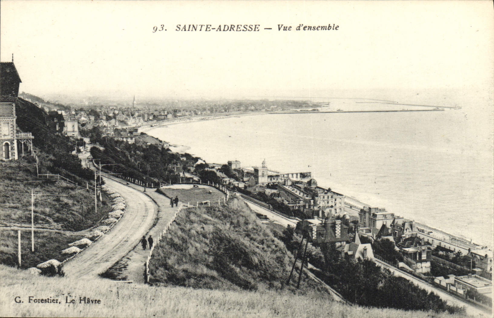 VINTAGE POSTCARD Sainte Overall picture Address