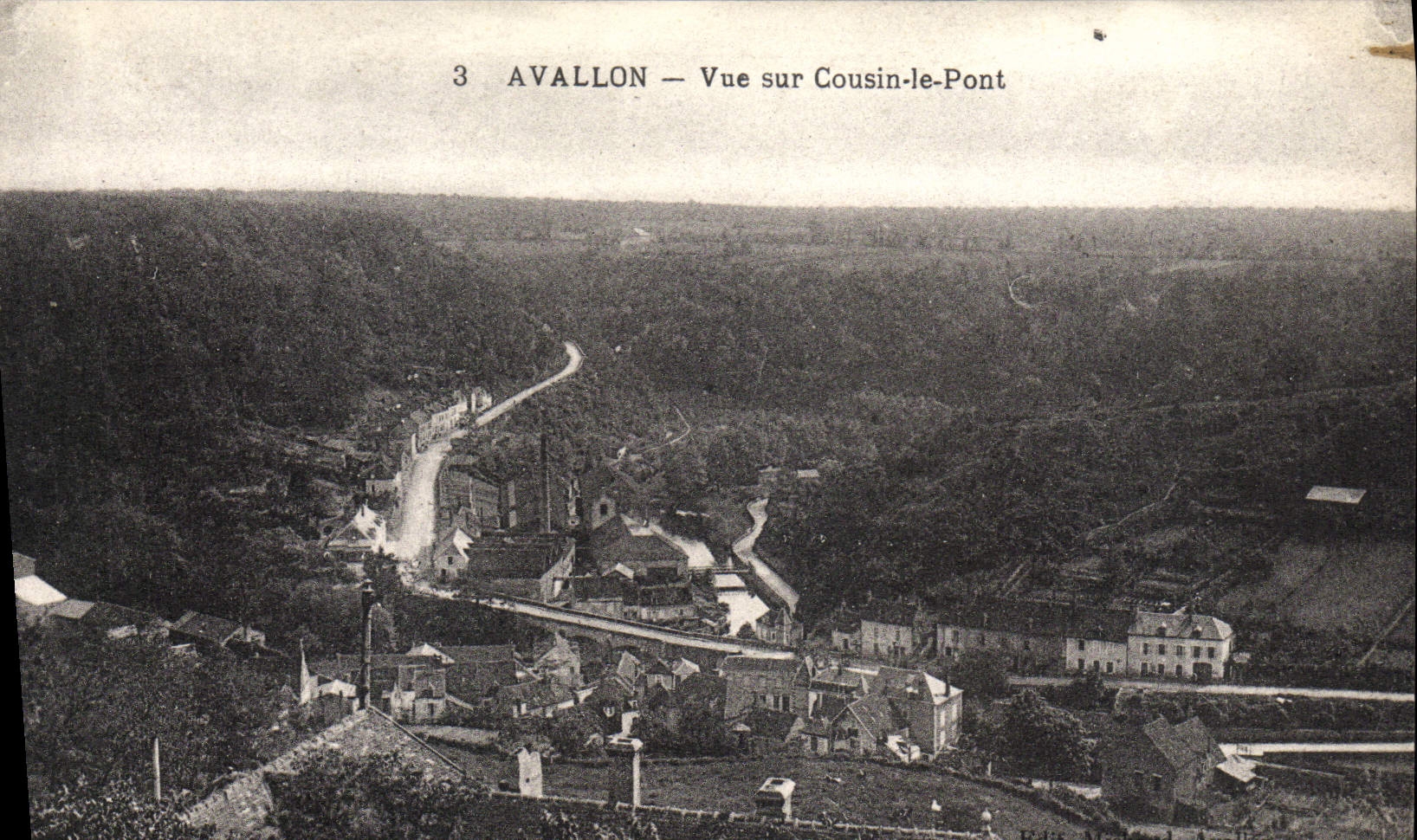 CPA Avallon Vue Sur Cousin le Pont