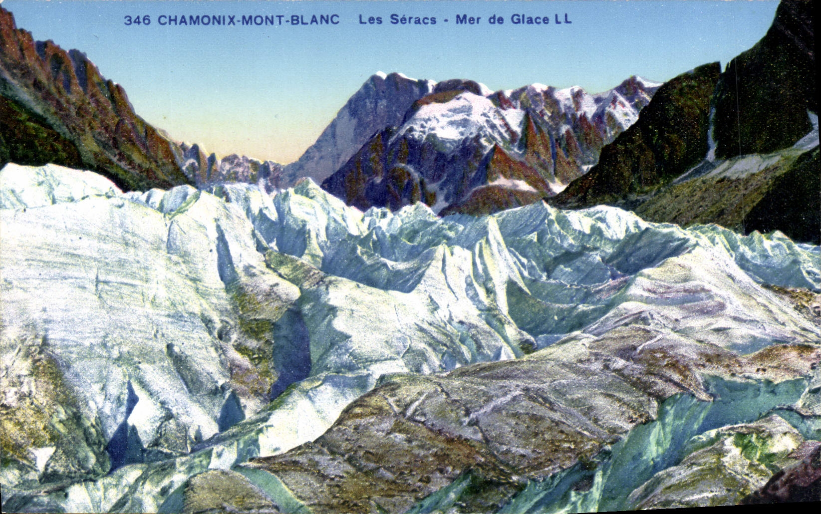 CPA Chamonix Mont Blanc Les seracs Mer de glace