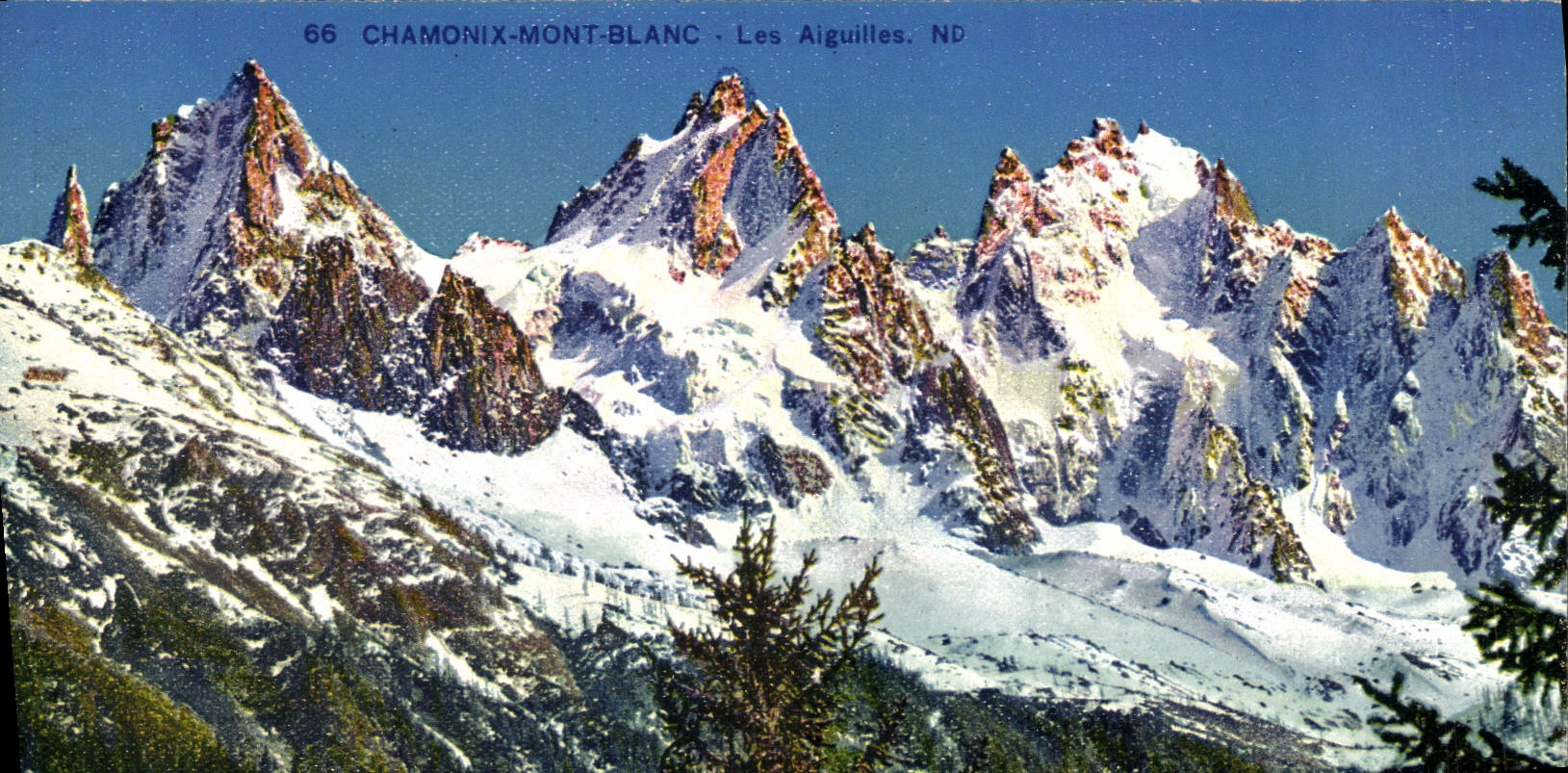 CPA Chamonix Mont Blanc Les Aiguilles