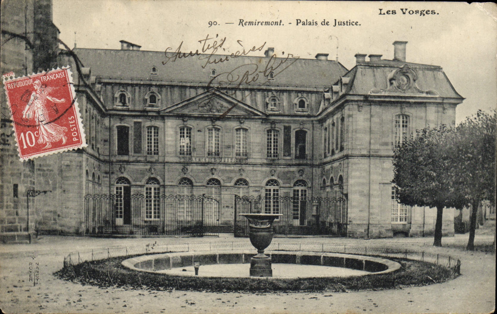 CPA Remiremont Palais de Justice