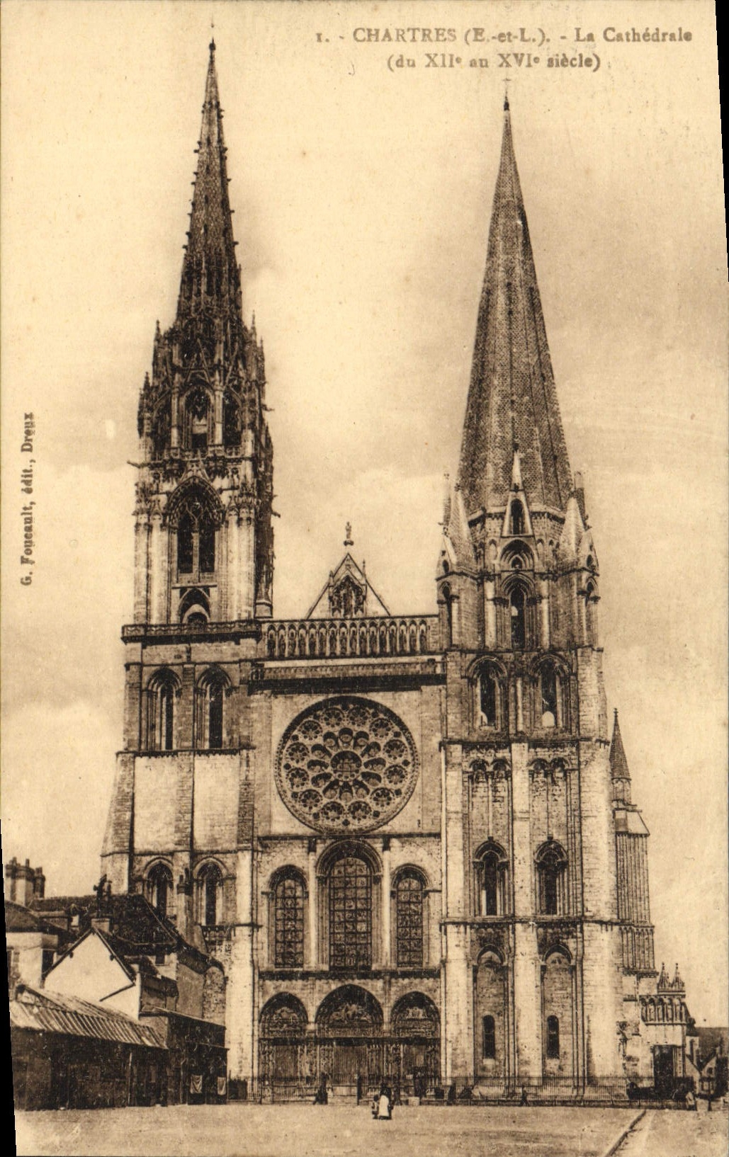 CPA Chartres la Cathedrale