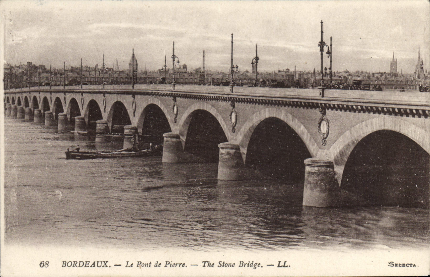 CPA Bordeaux Le Pont de Pierre 