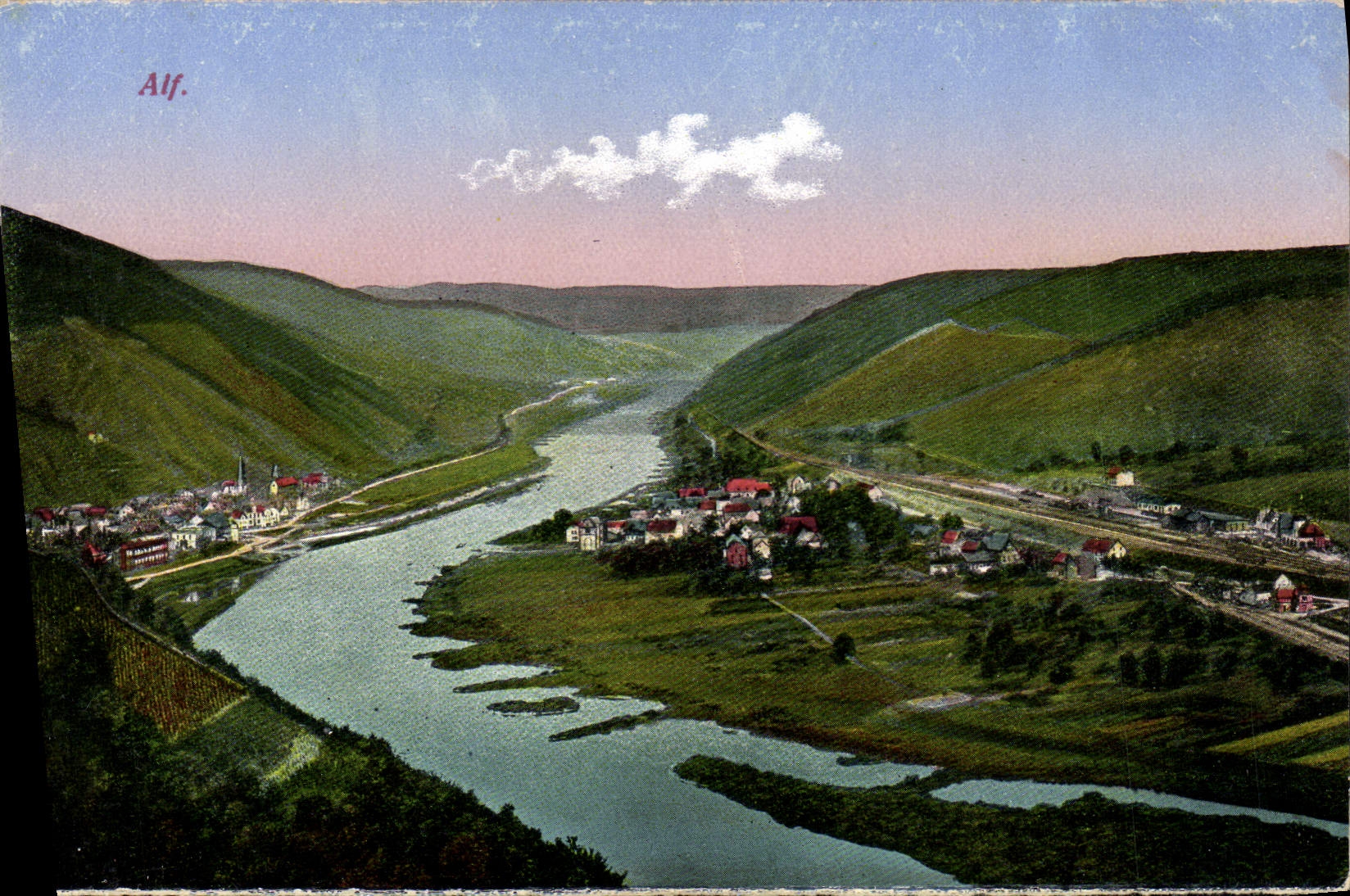 VINTAGE POSTCARD Alf