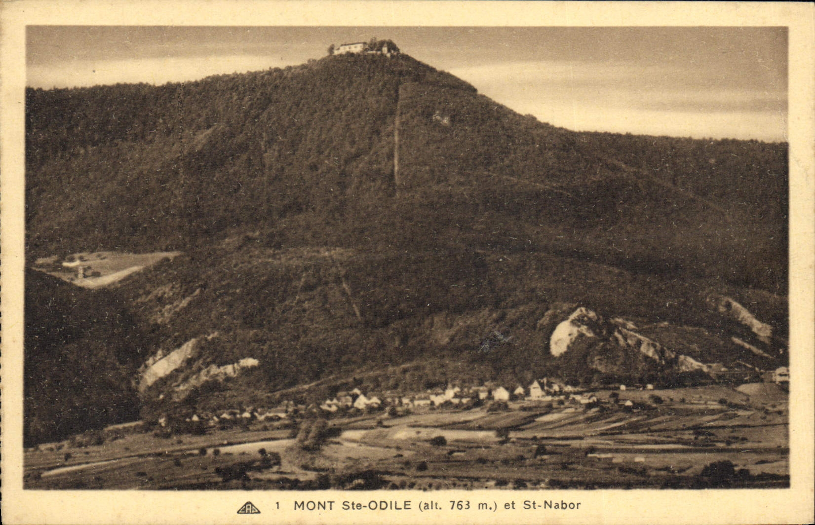 CPA Mont Ste Odile et St Nabor