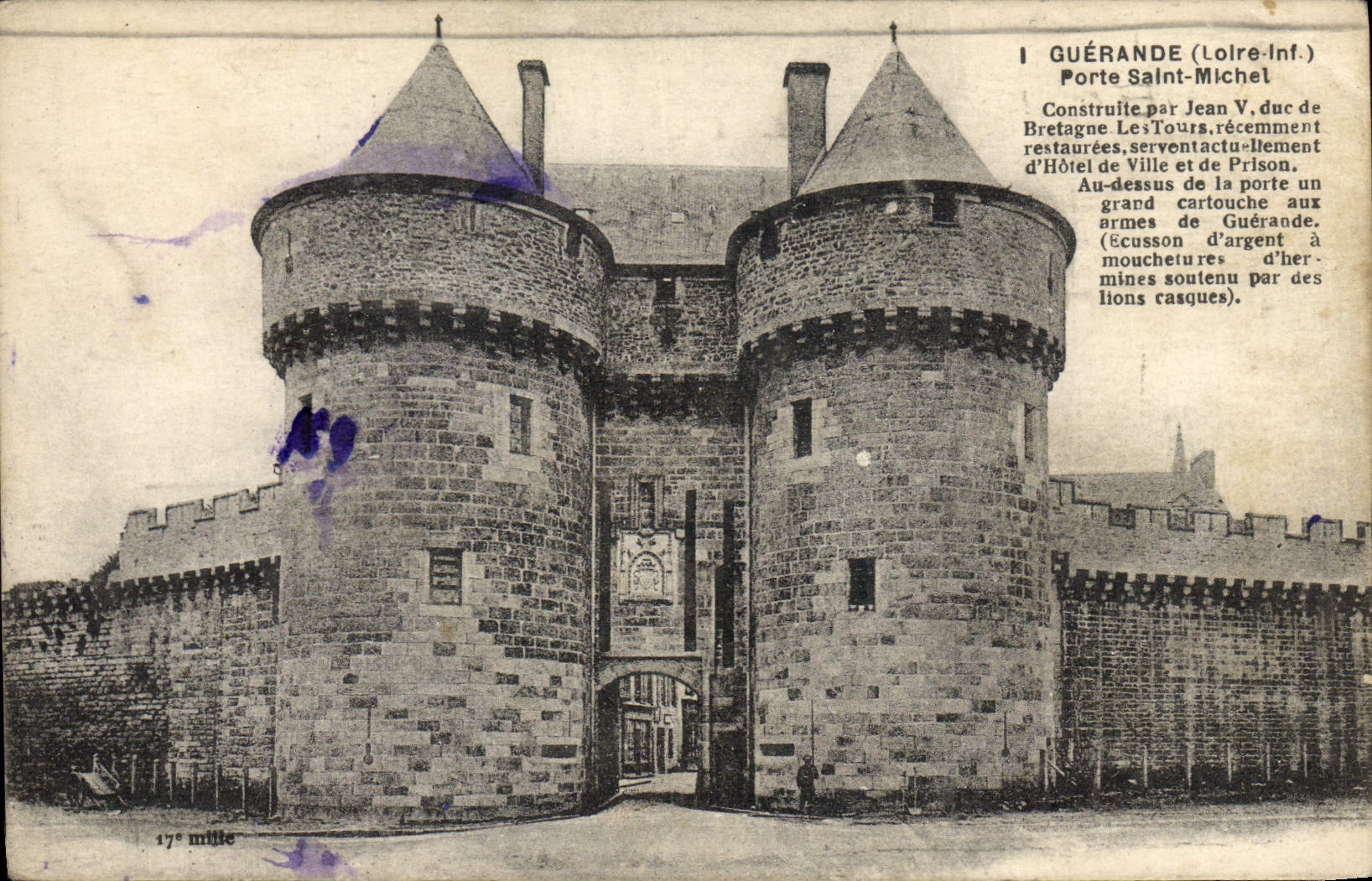 CPA Guerande Porte Saint Michel