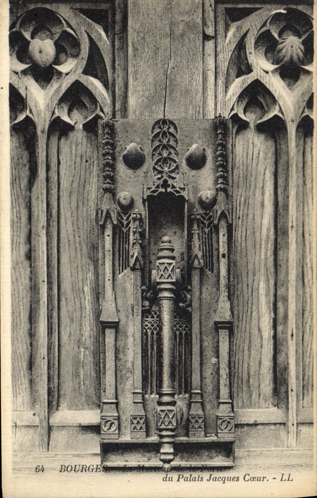 Corazón de Jacques del paladar de Bourges de la POSTAL de la VENDIMIA